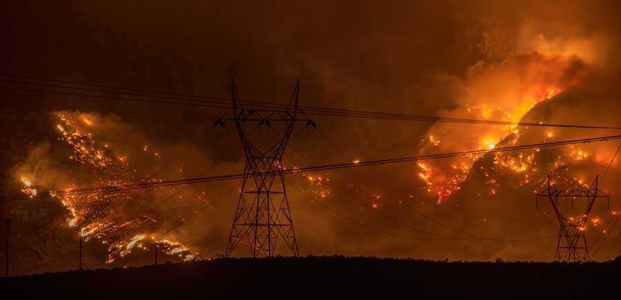 wildfire-powerline-safety Powerline safety during a wildfire